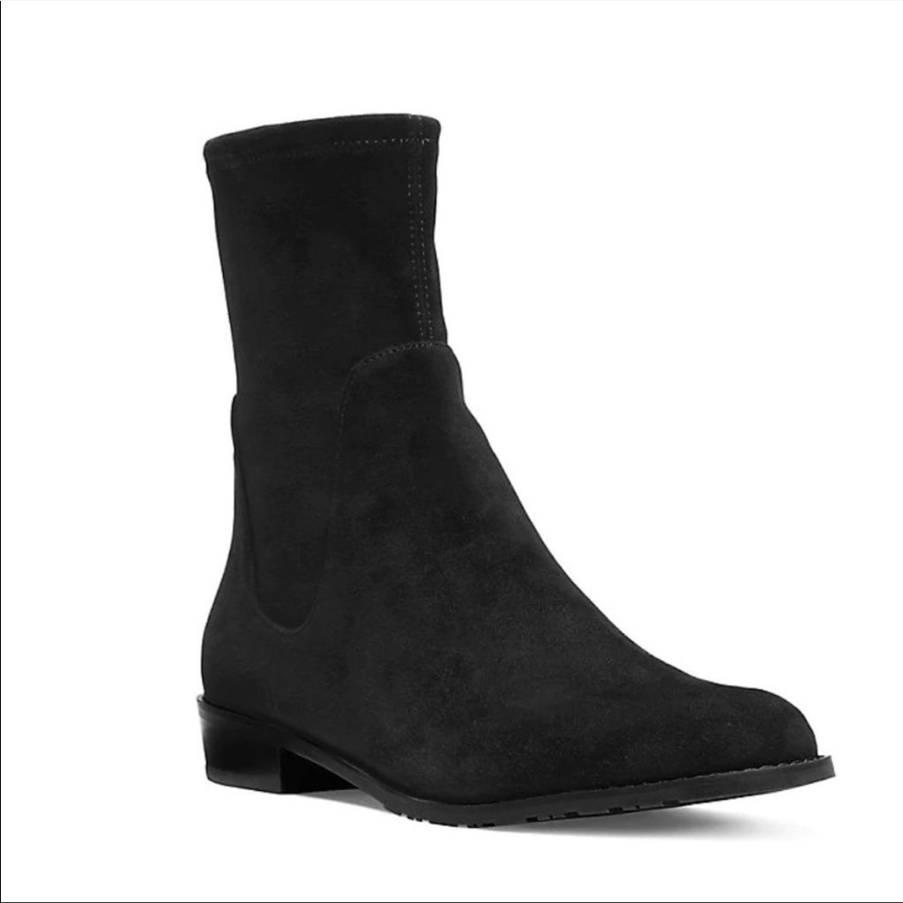 NEW Stuart Weitzman Liliene Bootie - Suede Black